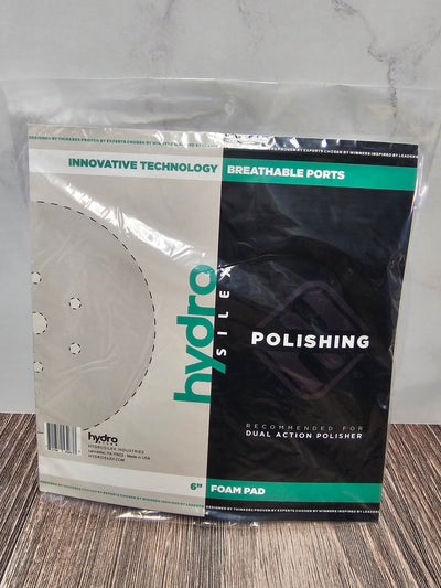 Hydrosilex White Foam Polishing Pad 6"