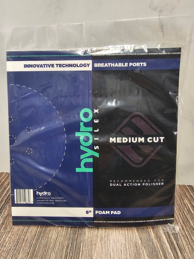 Hydrosilex Blue Foam Medium Cut Pad 6"