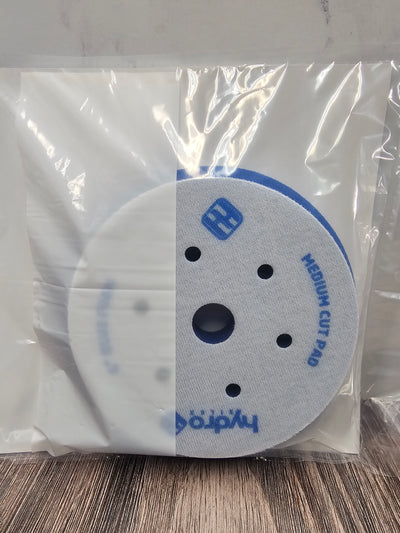 Hydrosilex Blue Foam Medium Cut Pad 6"