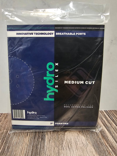 Hydrosilex Blue Foam Medium Cut Pad 3"