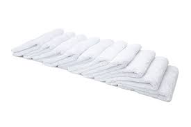 Korean Plush Microfiber Detailing Towel Edgeless White TPK470WE