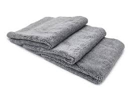 Korean Plush Microfiber Detailing Towel 550GSM - Gray