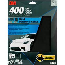 3M Wet or Dry Sandpaper 400 Grit