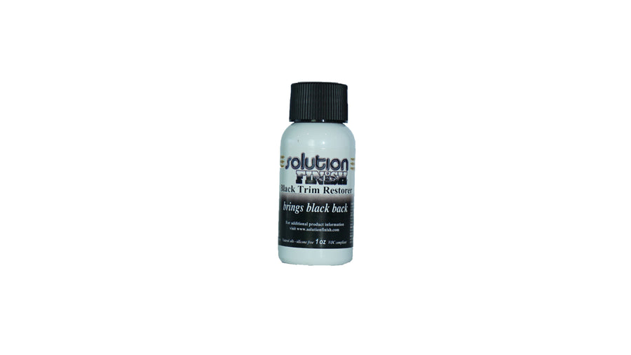 Solution Finish Trim Restorer Black 1oz